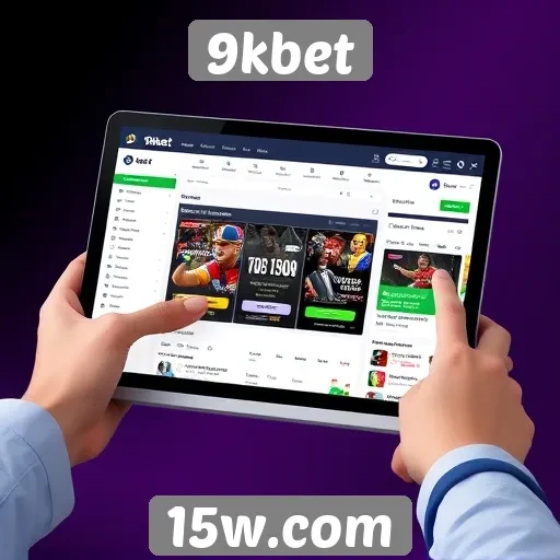 Interface e experiência do usuário no 9kbet