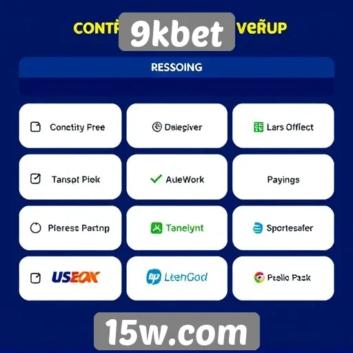 Métodos de pagamento disponíveis no 9kbet